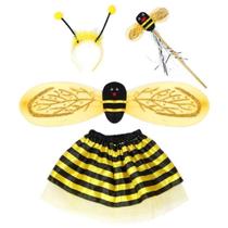 Fantasia De Abelha Kit Abelhinha Asa Varinha Tiara Saia Cosplay Carnaval Fantasia De Abelha Kit Abelhinha Asa Varinha Tiara Saia Cosplay Carnaval