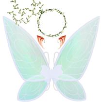 Fantasia de asas de fada borboleta LOHZAQ para mulheres e meninas de Halloween Fantasia de asas de fada borboleta LOHZAQ para mulheres e meninas de Halloween
