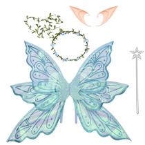 Fantasia de asas de fada para adultos e meninas azul - Vitegaw Fantasia de asas de fada para adultos e meninas azul - Vitegaw