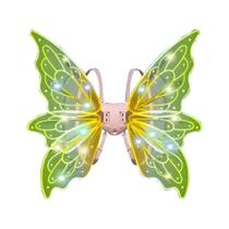 Fantasia de Asas para Festas com Led e Música Vampiro 29,00 Preto CGK Store