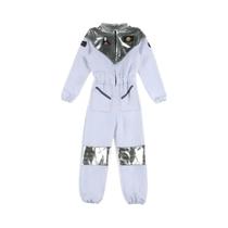 Fantasia De Astronauta Branca Deluxe Para Crianças, Meninos E Meninas, Tema Espacial Para Festas De Fantasia De Astronauta Branca Deluxe Para Crianças, Meninos E Meninas, Tema Espacial Para Festas De