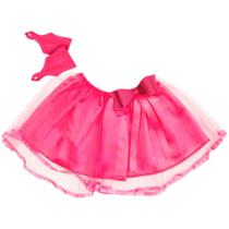 Fantasia de Bailarina Infantil Tutu e Luvas Carnaval