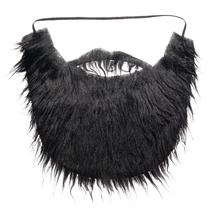 Fantasia de barba e bigode falsos Dress Up America com 7 cm de comprimento Fantasia de barba e bigode falsos Dress Up America com 7 cm de comprimento