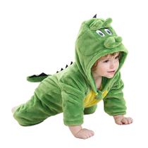 Fantasia de bebê TONWHAR, macacão unissex para animais de estimação, dinossauro 2-3T