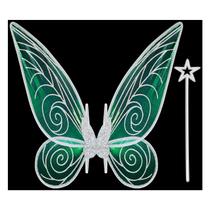 Fantasia de borboleta Fairy Wings Quescu 38x48 cm prateada