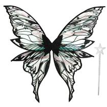 Fantasia de borboleta preta Fairy Wings Loieryk 80x75 cm