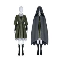 Fantasia De Bruxa Para Mulheres Adultas, Vestido De Fantasia Com Capa Para Festa De Carnaval Fantasia De Bruxa Para Mulheres Adultas, Vestido De Fantasia Com Capa Para Festa De Carnaval