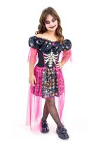 Fantasia de Bruxa Vestido Bruxinha Mexicana Infantil Festas Halloween Fantasia de Bruxa Vestido Bruxinha Mexicana Infantil Festas Halloween