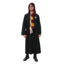 Fantasia de Bruxo Mágico com Túnica - Adulto Fantasia de Bruxo Mágico com Túnica - Adulto