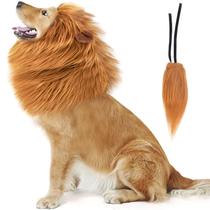 Fantasia de cachorro NEWBEA Lion Mane para cães de médio a grande porte