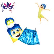 Fantasia de Carnaval Infantil Menina Fantasia Alegria Divertidamente Tam G