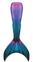 Fantasia de cauda de sereia DNFUN para mulheres, tamanhos SML sem monofin