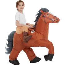 Fantasia de cavalo inflável One Casa Kids 7-10 anos Fantasia de cavalo inflável One Casa Kids 7-10 anos