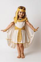 Fantasia de Cleópatra Infantil de Carnaval Completa