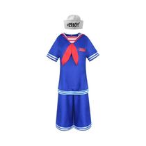 Fantasia De Cosplay Adulto Robin Steve Harrington Camisa Calças Chapéu Colete Traje De Festa De