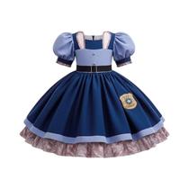 Fantasia De Cosplay Da Oficial De Polícia Judy Hopps De Zootopia Para Meninas, Vestido De Coelhinha Fantasia De Cosplay Da Oficial De Polícia Judy Hopps De Zootopia Para Meninas, Vestido De Coelhinha