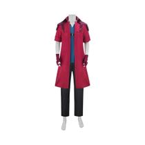 Fantasia De Cosplay Dante Adulto Com Luvas Longas, Conjunto Completo De Disfarce Para Halloween Fantasia De Cosplay Dante Adulto Com Luvas Longas, Conjunto Completo De Disfarce Para Halloween