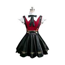 Fantasia De Cosplay De Anime JK Para Tamanhos Grandes Com Peruca E Saia De Couro