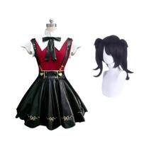 Fantasia De Cosplay De Anime JK Para Tamanhos Grandes Com Peruca E Saia De Couro