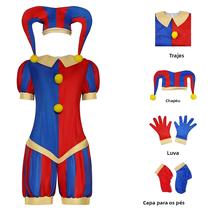 Fantasia De Cosplay De Circo Para Adultos 3XL Com Chapéu E Luvas, Traje De Carnaval Para Halloween, - HOMCHEE TRENDS COS