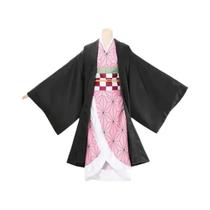 Fantasia De Cosplay De Nezuko, Caçadora De Demônios, Para Adultos, Anime Japonês, Festa De Fantasia De Cosplay De Nezuko, Caçadora De Demônios, Para Adultos, Anime Japonês, Festa De
