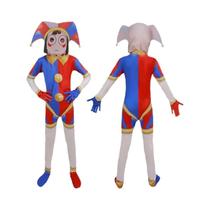 Fantasia De Cosplay Digital Circus Pomni Para Adultos E Crianças, Macacão Com Chapéu, Bodysuit De