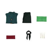Fantasia De Cosplay Do Anime Roronoa Zoro Para Homens, Kimono, Capa, Uniforme, Roupa De Halloween Fantasia De Cosplay Do Anime Roronoa Zoro Para Homens, Kimono, Capa, Uniforme, Roupa De Halloween