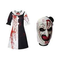 Fantasia De Cosplay Do Palhaço Bloody Art the Clown, Macacão De Palhaços Assassinos De Terrifier, Fantasia De Cosplay Do Palhaço Bloody Art the Clown, Macacão De Palhaços Assassinos De Terrifier,