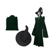 Fantasia De Cosplay Do Professor Severus Snape Da Escola De Hogwarts, Capa Preta, Camisa, Terno,