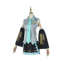 Fantasia De Cosplay Hatsune Miku, Roupas De Personagem De Anime, Saia JK, Peruca E Acessórios Para Fantasia De Cosplay Hatsune Miku, Roupas De Personagem De Anime, Saia JK, Peruca E Acessórios Para