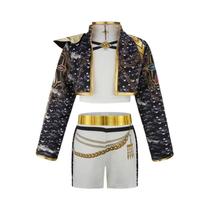 Fantasia De Cosplay Huntrix Rumi Kpop Para Meninas, Conjunto De Fantasia Para Halloween E Carnaval