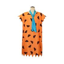 Fantasia De Cosplay Laranja Dos Flintstones Para Adultos E Crianças, Fred Primitivo, Para Festa De Fantasia De Cosplay Laranja Dos Flintstones Para Adultos E Crianças, Fred Primitivo, Para Festa De
