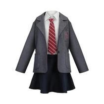 Fantasia De Cosplay Matilda Para Meninas E Mulheres, Uniforme Escolar Com Casaco, Saia E Gravata