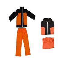 Fantasia De Cosplay Naruto Shippuuden Uzumaki Para Adultos E Crianças Com Máscara E Peruca Para