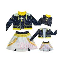 Fantasia De Cosplay Para Meninas Bebês Anime Huntrix Zoey Mira Rumi Traje Branco Preto Dourado Para