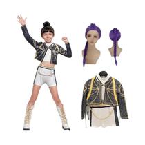 Fantasia De Cosplay Para Meninas K-Pop Demon Hunters Zoey Rumi Mira Para Halloween E Carnaval