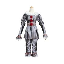 Fantasia De Cosplay Pennywise Para Adultos E Crianças, Palhaço Revival, Halloween, Carnaval, Fantasia De Cosplay Pennywise Para Adultos E Crianças, Palhaço Revival, Halloween, Carnaval,