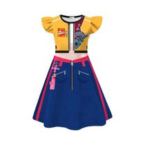 Fantasia De Cosplay Rumi De KPop Para Meninas, Vestido De Festa De Halloween Em Poliéster