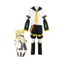 Fantasia De Cosplay Vocaloid Rin Len Amarela, Uniforme De Marinheiro Para Festa De Halloween E