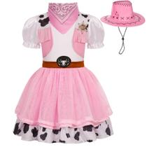 Fantasia de cowgirl Gomukot Direct para meninas de 9 a 10 anos