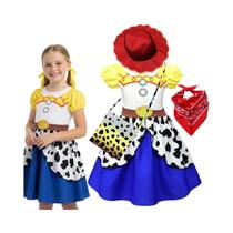 Fantasia De Cowgirl Jessie Do Toy Story Para Meninas, Vestido Impresso Em 3D, Fantasia De Halloween