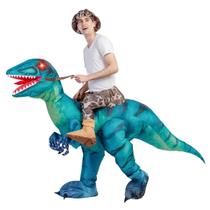 Fantasia de Dinossauro Inflável GOOSH T-Rex para Adulto - Halloween