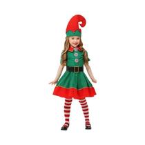 Fantasia De Elfo Verde Para Crianças, Macacão De Natal Para Meninos E Meninas, Roupa De Natal Para