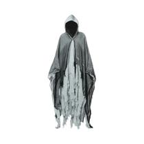 Fantasia De Esqueleto Adulto Fantasma Para Halloween Com Capa E Máscara, Acessórios De Fantasia,