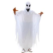 Fantasia de Fantasma Adulto Unissex Com Máscara de Halloween