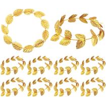 Fantasia de festa de toga com bandana Wreath Crown meekoo Greek Leaf