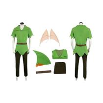 Fantasia De Filme Adulto Peter Cosplay Macacão Com Orelhas Cinto Meias Botas Chapéu Fantasia De Fantasia De Filme Adulto Peter Cosplay Macacão Com Orelhas Cinto Meias Botas Chapéu Fantasia De