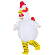 Fantasia de frango inflável Stegosaurus para crianças de Halloween