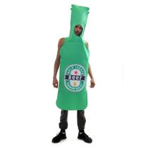 Fantasia de Garrafa de Cerveja Verde Diversão Temática para Adultos Fantasia de Garrafa de Cerveja Verde Diversão Temática para Adultos