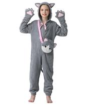 Fantasia de gato para meninas, Halloween, crianças, macacão de animais, Corespe Fantasia de gato para meninas, Halloween, crianças, macacão de animais, Corespe